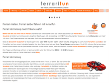 Tablet Screenshot of ferrarifun.de